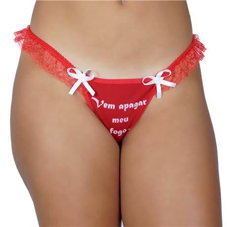 Tanga Sexy F74 VERMELHO